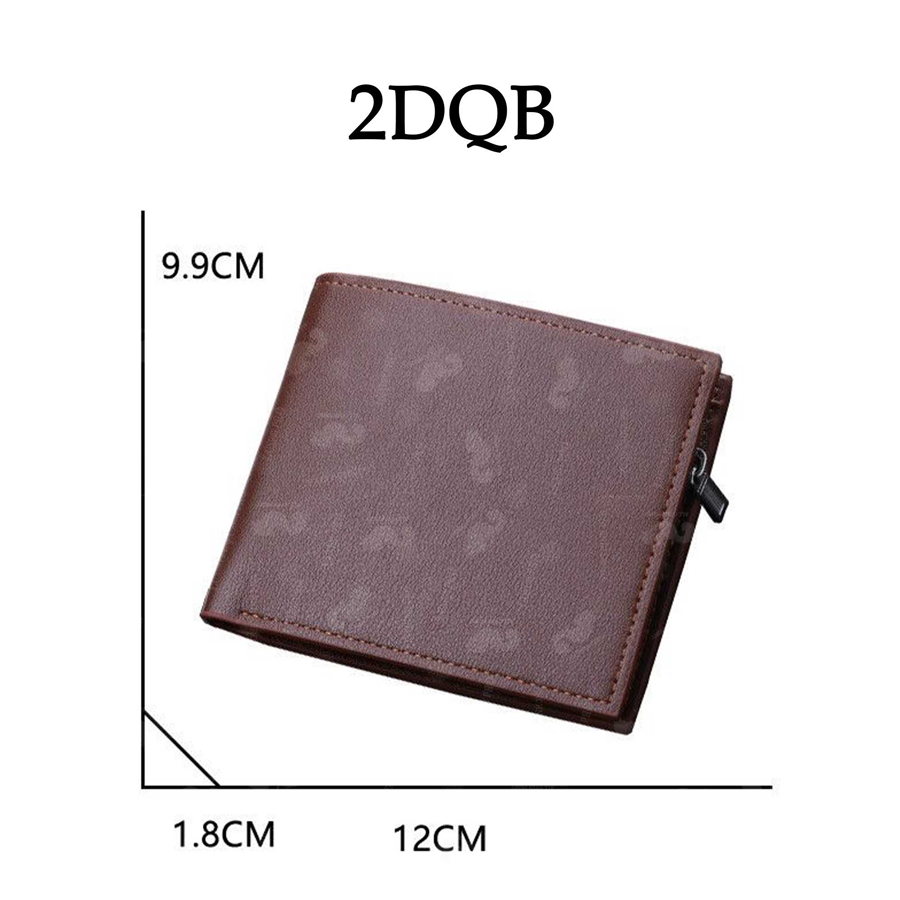 2D zipper wallet
