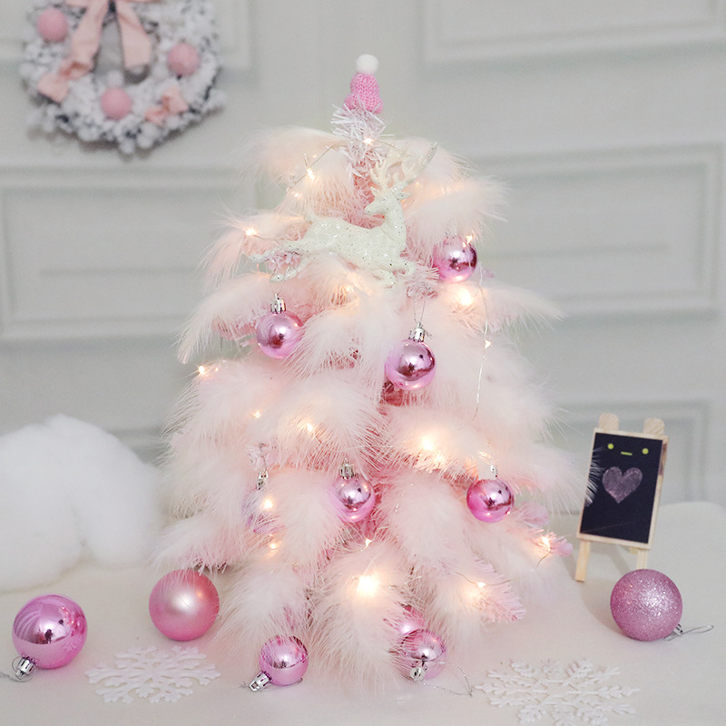 Mini Christmas tree with decoration, 45 cm or 60 cm