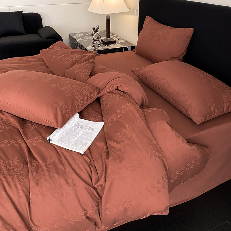 100s long-staple cotton bedding set, 4-piece