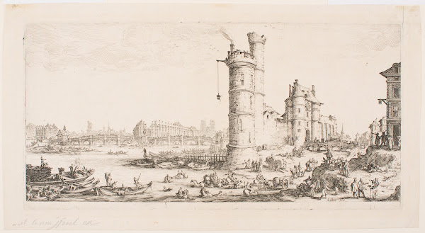 The Large Views of Paris View of the Pont Neuf 1630