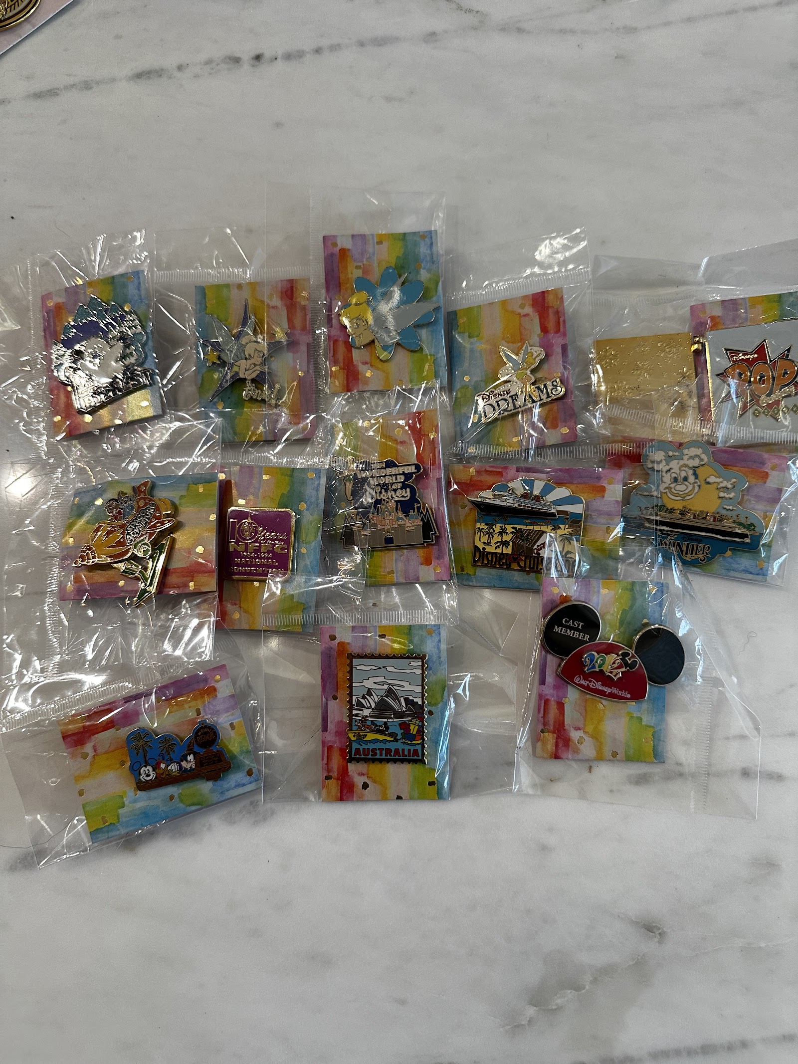 Disney enamel metal character trading pin from the 2000s, approximately 1.5 inches, showing light trading wear on the surface