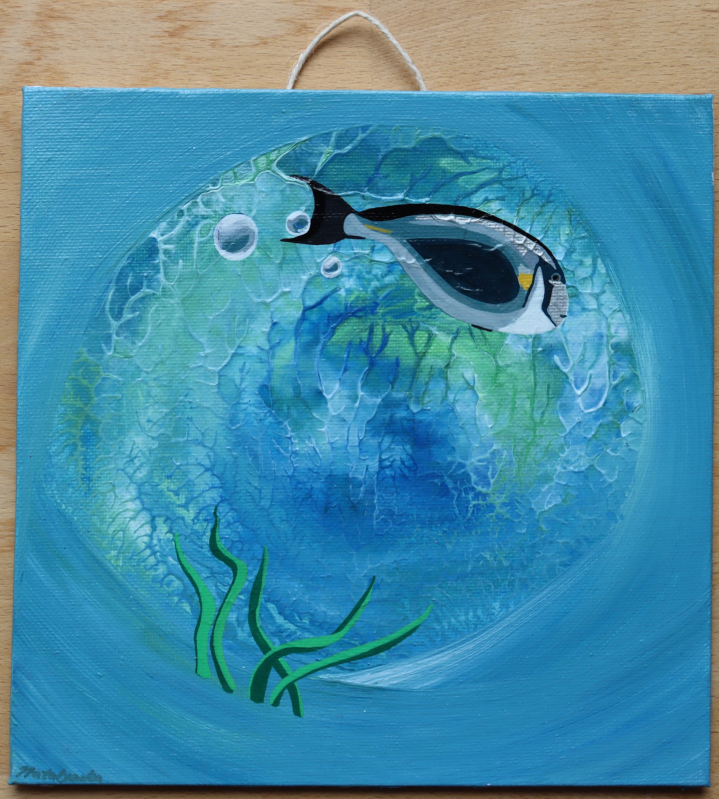 Underwater by Natalyonka - Acrylic on Canvas