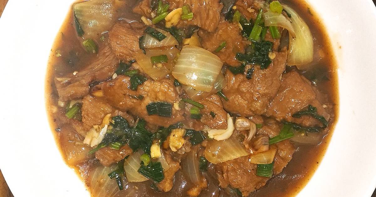 Bò Sốt Tiêu Đen
