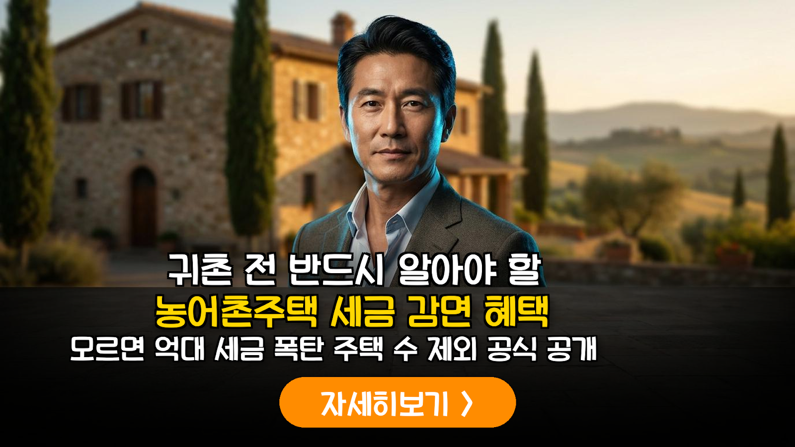 은퇴 후 농어촌주택 세금 감면 및 1가구 2주택 비과세 전략