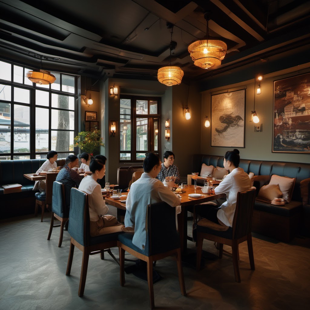 Chủ quán ăn lo lắng về số liệu thu chi