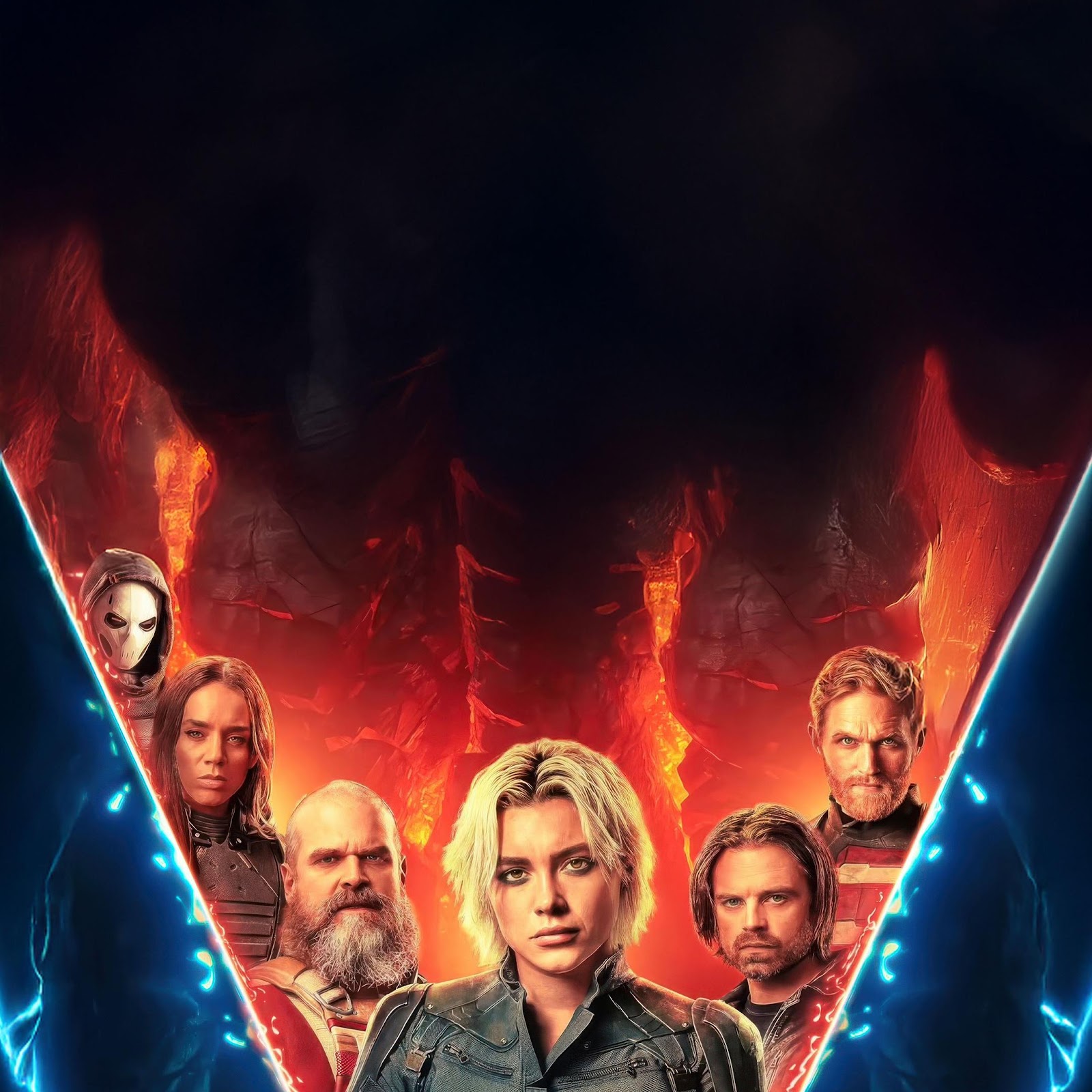 Download Marvel Thunderbolts Team Poster 4K iPhone