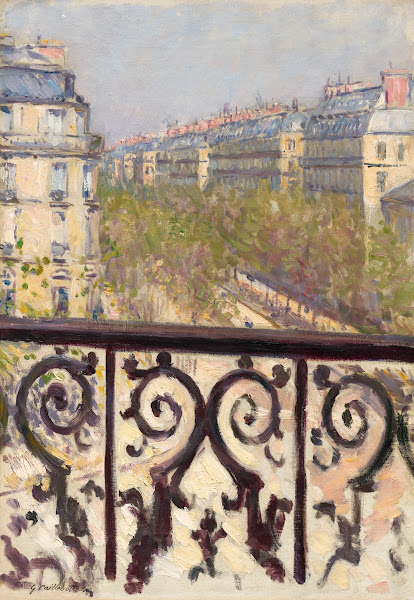 Un Balcon Boulevard Haussmann 1880