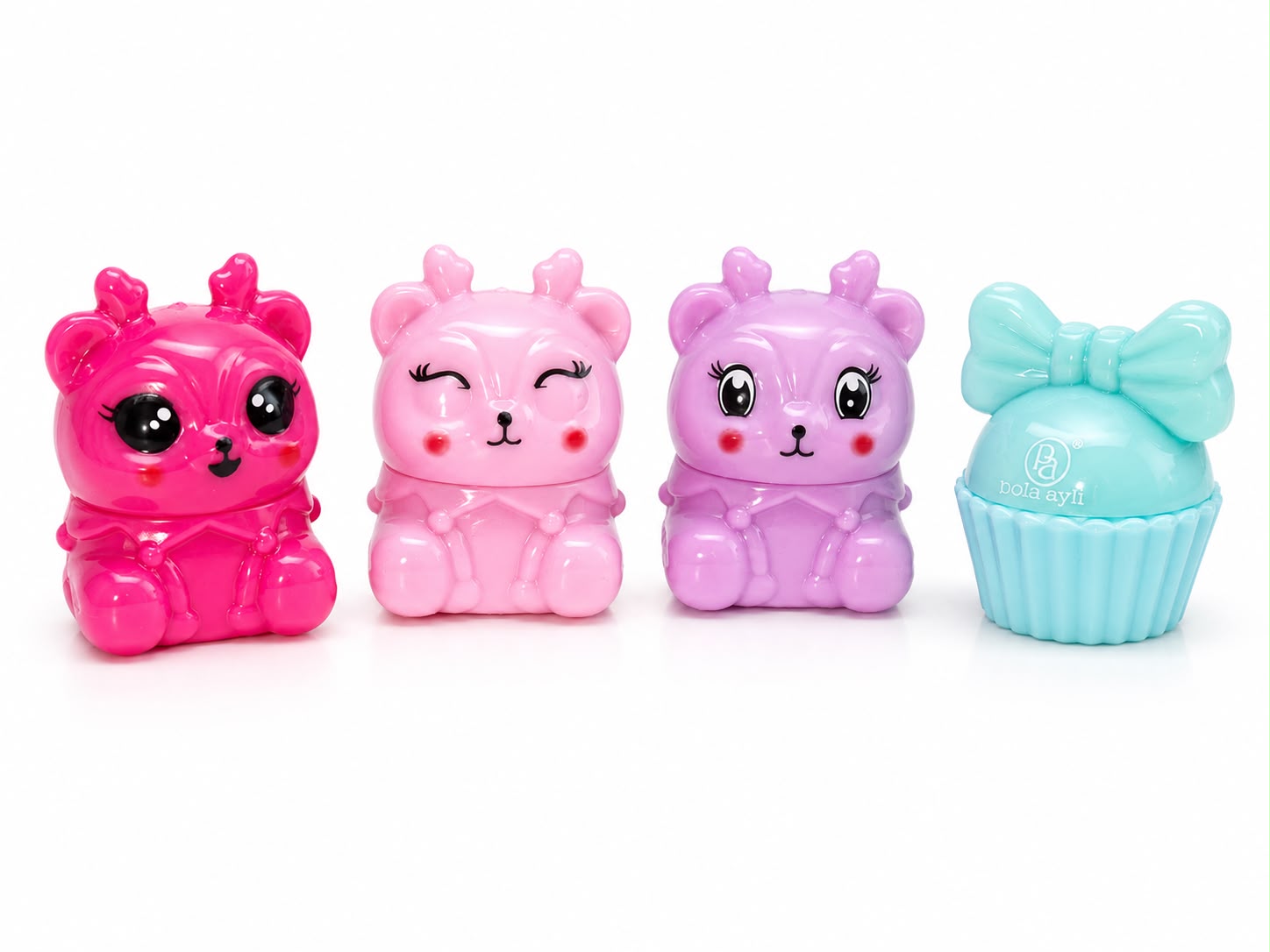 Pola Ayli Cute Deer & Cupcake Lip Balm