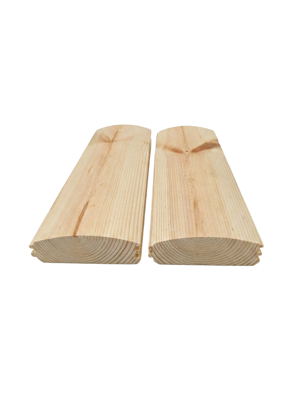 Lauko dailylentė – 45x140x4800 – Obliuota, Džiovinta, rąstinio namo imitacija – Pušis – B