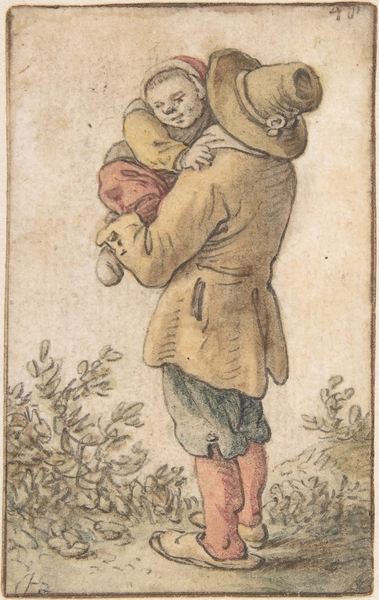 Peasant with Child 17th century