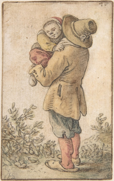 Peasant with Child 17th century