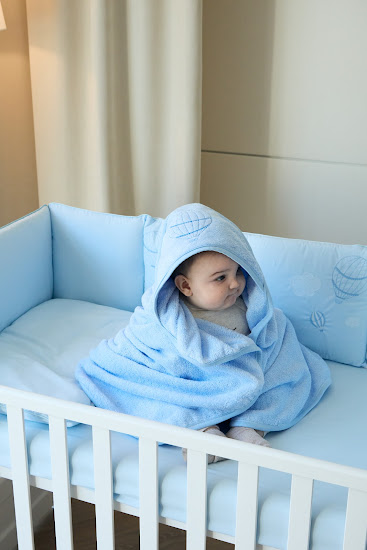 Children's towel 100x100 Twins Beau blue