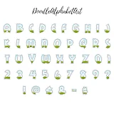 Dalmatian Dots Canva frames Bold Doodle Alphabet Template photo 5 template 228
