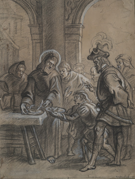 St Francis of Paula Reviving CookedFish 17thcentury