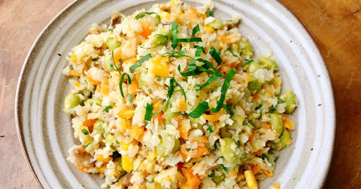 Bông cải trắng (hoa lơ) xào thập cẩm