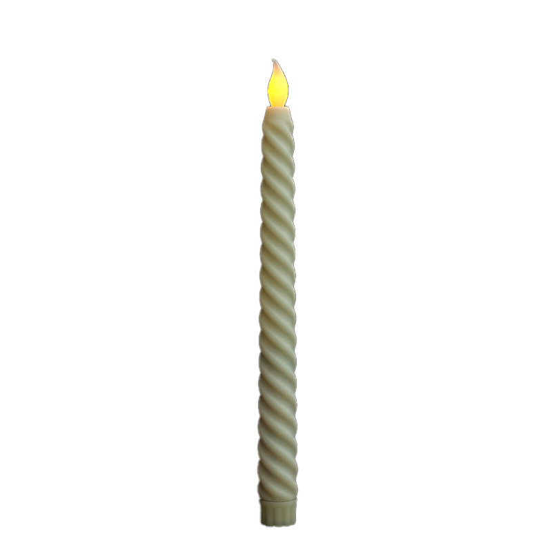 LED-Stabkerzen in Spiralform