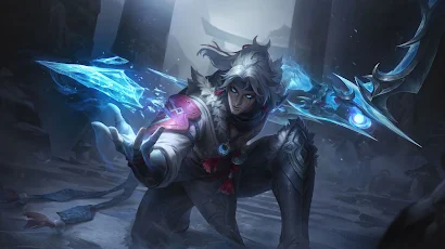 Snow Moon (League Of Legends), Varus (League Of Legends), League Of Legends, Digital Art, Riot Games 8K Wallpaper Background