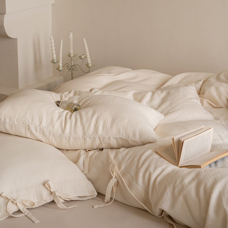 Japanese Cotton Bedding Set, 4-Piece