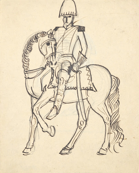 Offizier zu Pferde 1915