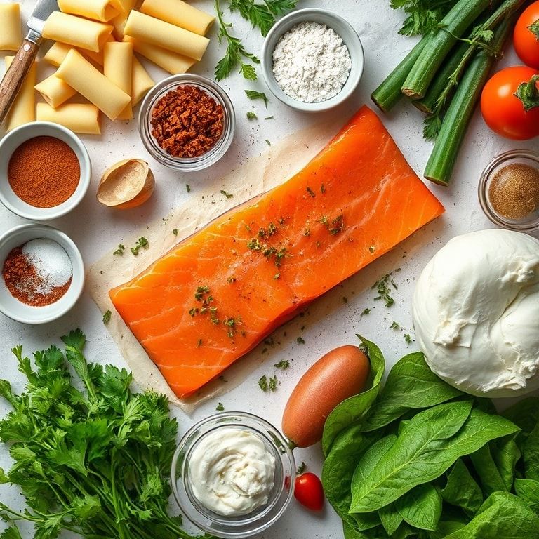 Ingredients for Healthy Smoked Salmon Gnocchi (Quick Dinner Idea) – 30-Minute Weeknight Comfort