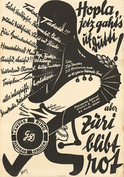 Hoppla Jetzt Gahts Uf Dutti  Aber ZüRi Blibt Rot 1938