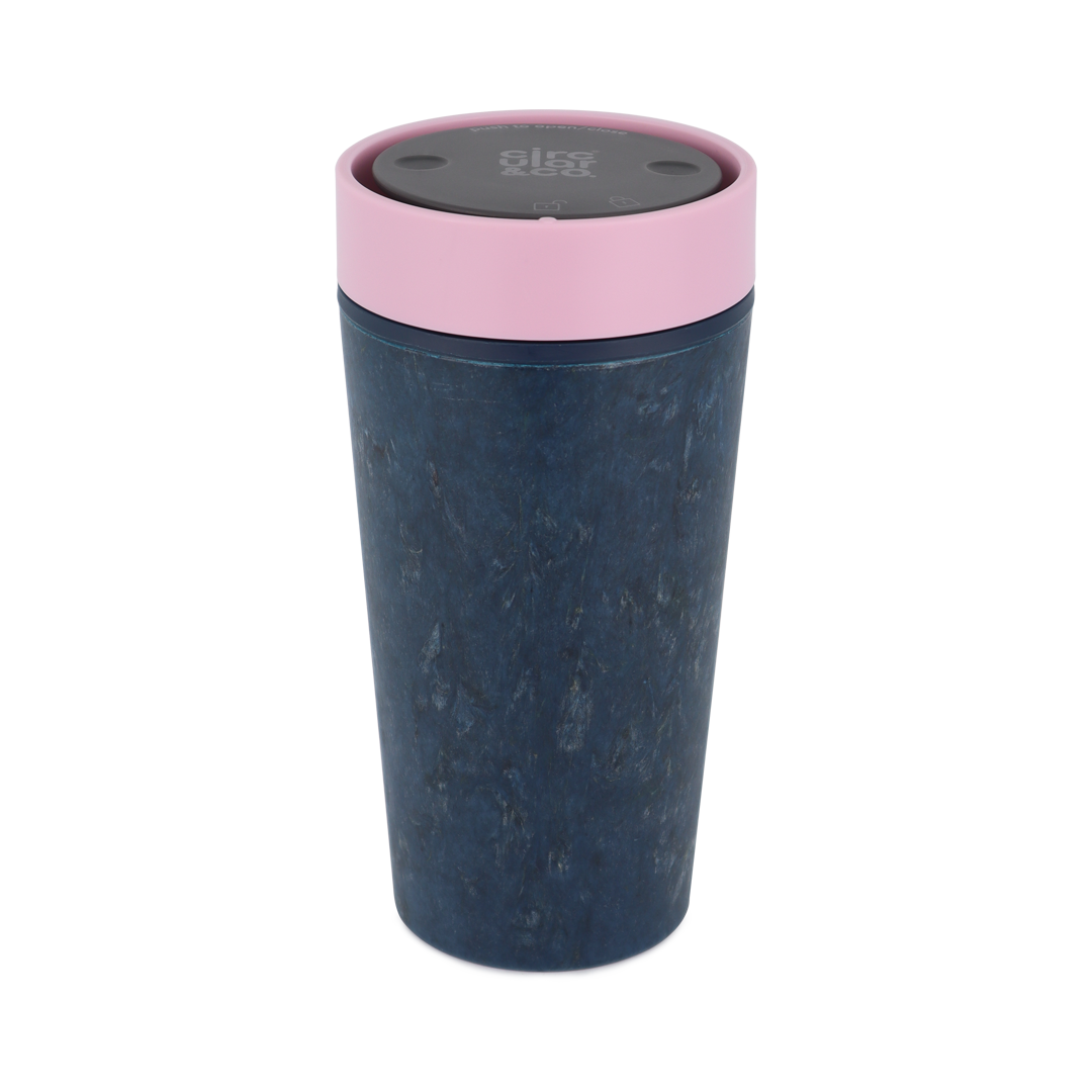 Recycled Fabric Cup 12oz Dusk Pink