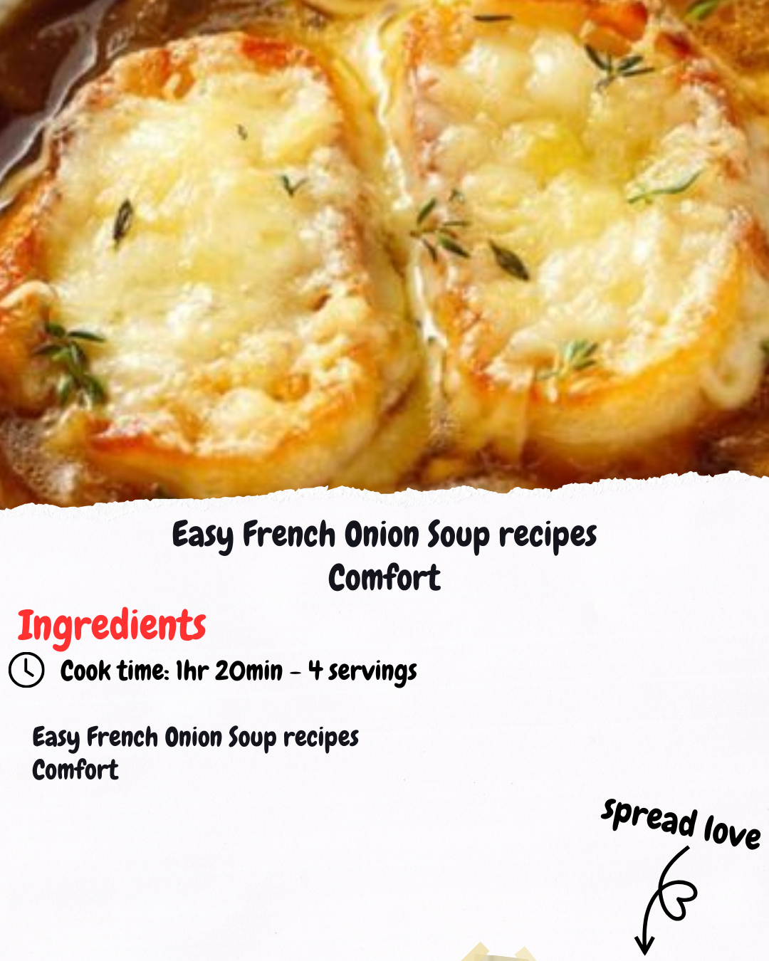 Easy French Onion Soup recipes Comfort