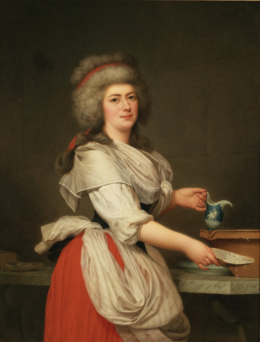Madame A Aughié Friend of Queen Marie Antoinette as a Dairymaid in the Royal Dai