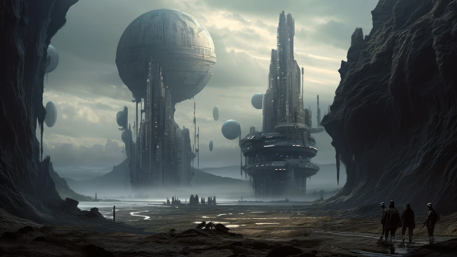 Ai Art, Science Fiction, Illustration, Futuristic 4K Desktop Wallpaper