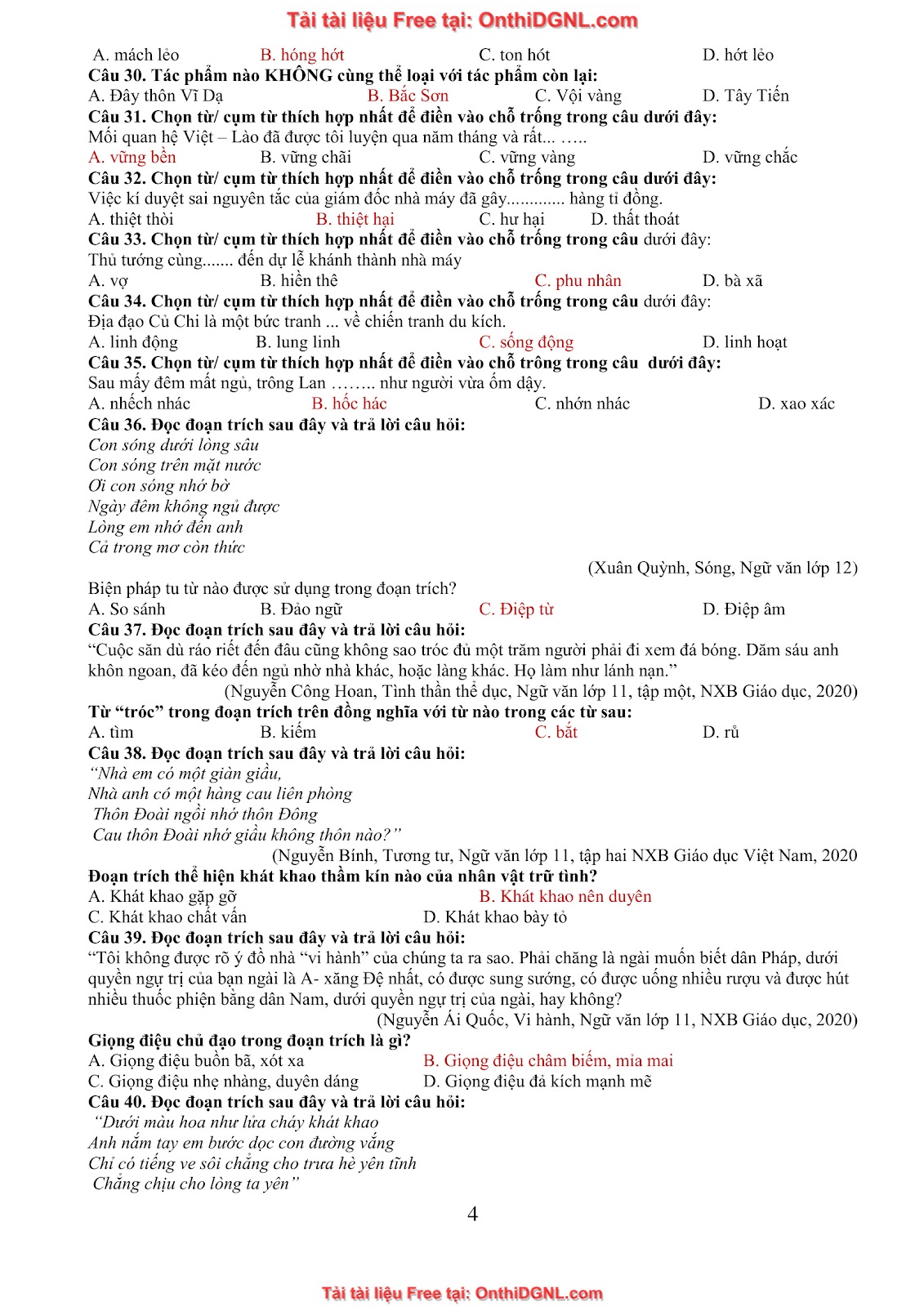 39 Đề ôn HSA - ĐỊnh tính