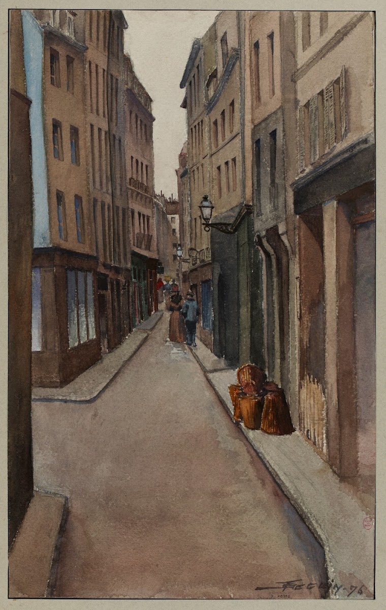La rue Quincampoix prise de la rue de La Reynie 1896