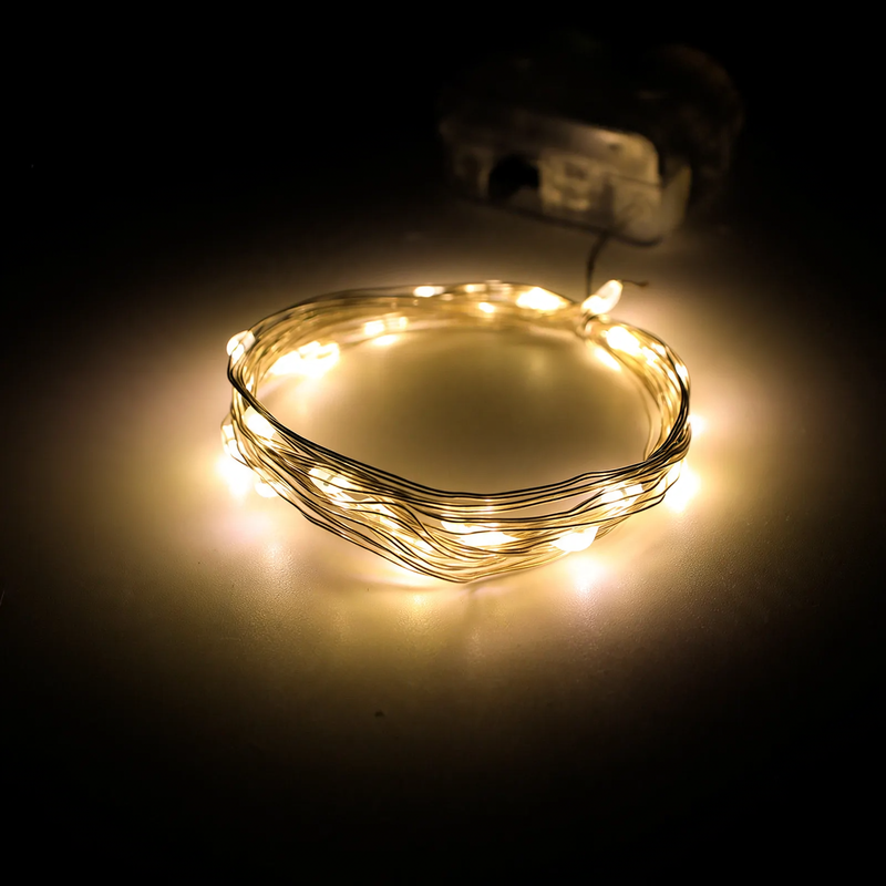 USB-LED-Kupferdraht-Lichterkette mit Fernbedienung