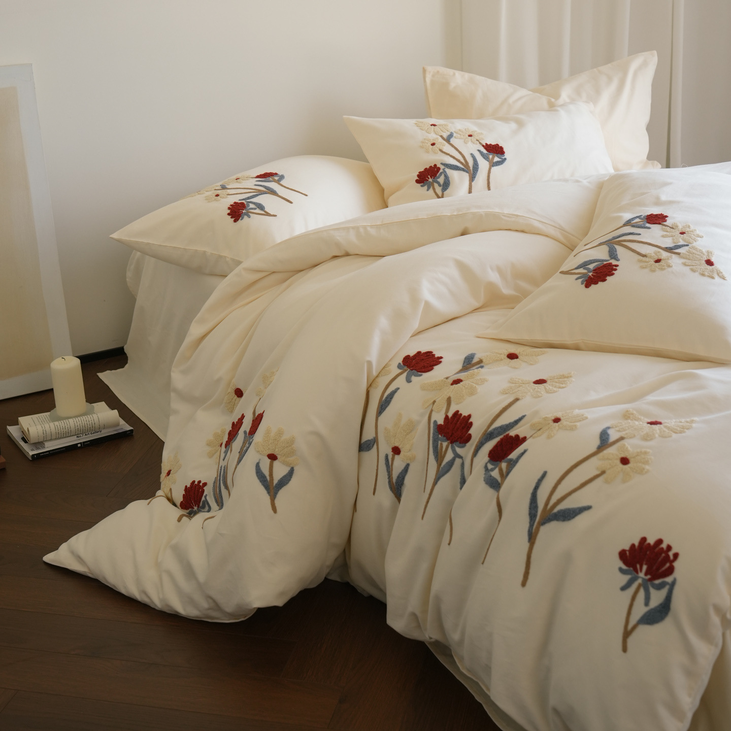 Bedding set, cotton, 4-piece, autumn-winter, fluffy
