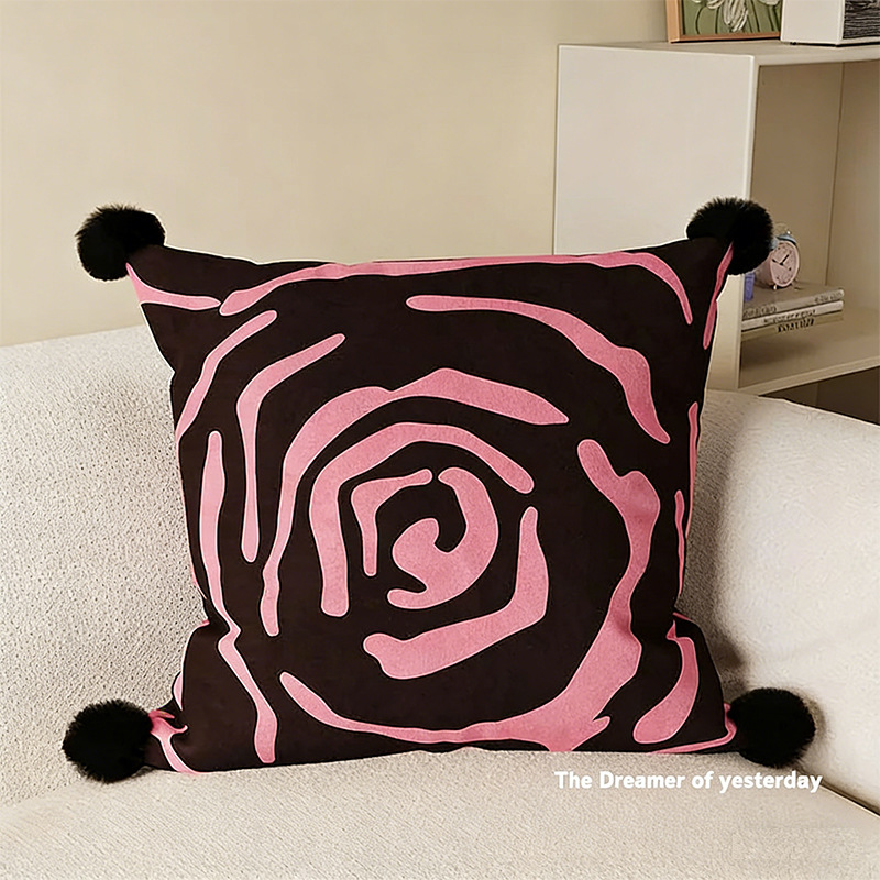 Kissen mit Zebra- und Leopardenmuster, Polyester, waschbar