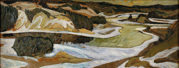 The River Ångermanälven 1930