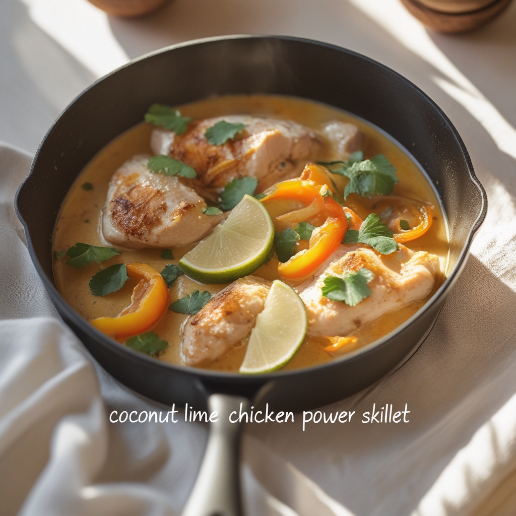 Coconut Lime Chicken Power Skillet