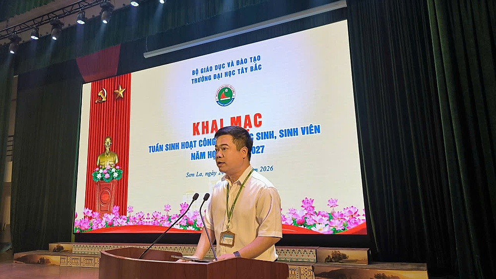 Trường Đại học Tây Bắc tổ chức Tuần sinh hoạt công dân – học sinh, sinh viên năm học 2026–2027
