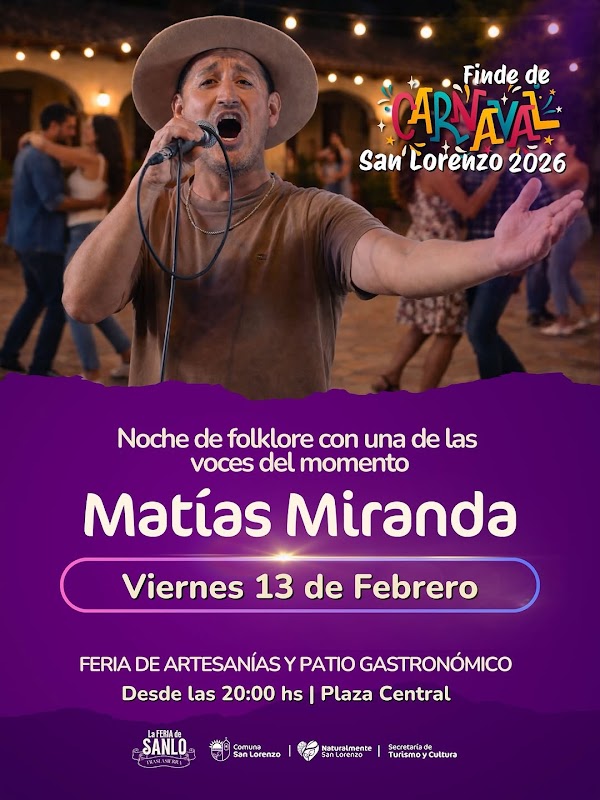 Finde de Carnaval San Lorenzo 2026