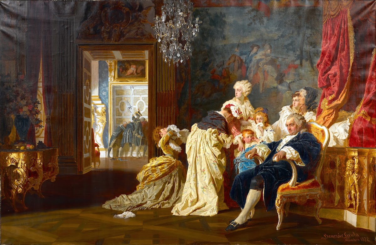 The capture of Louis XVI and his family 1872
