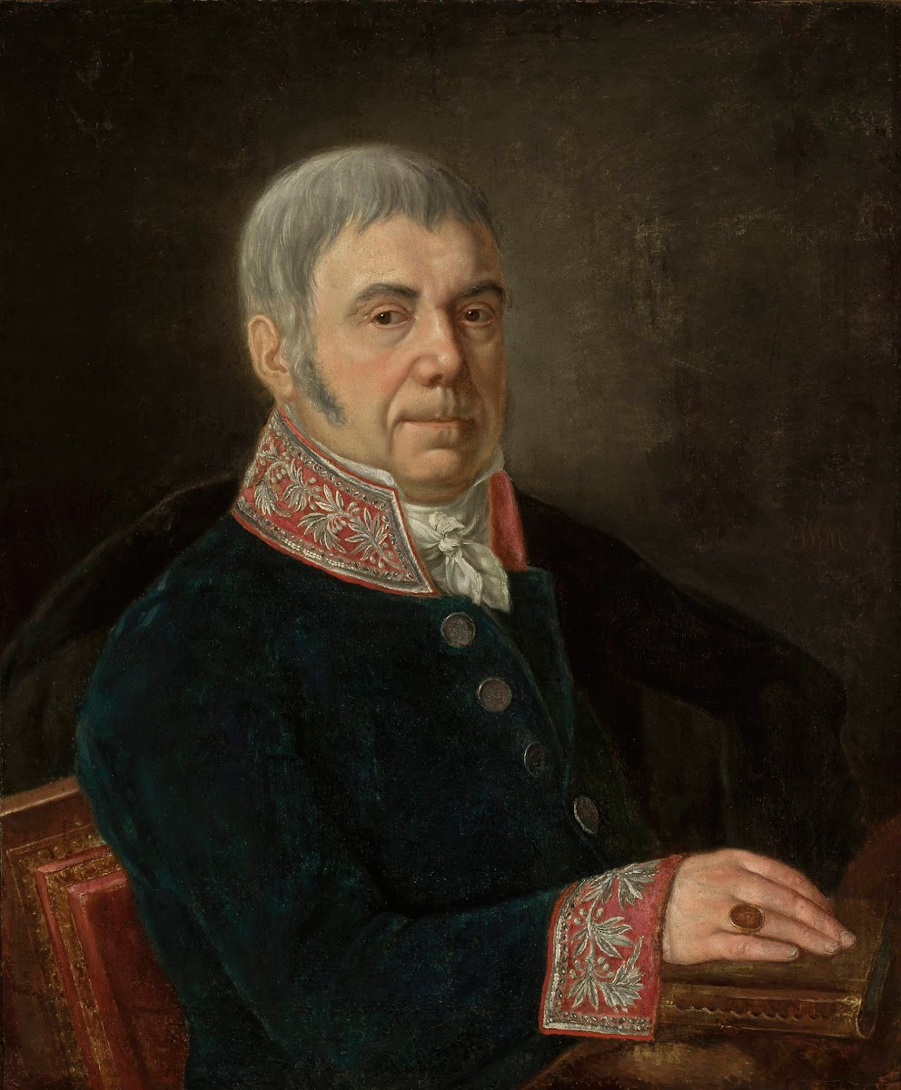 Portrait of Augustyn Minasowicz painters father 1827