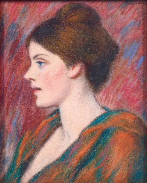 Portrait of a Lady in Profile