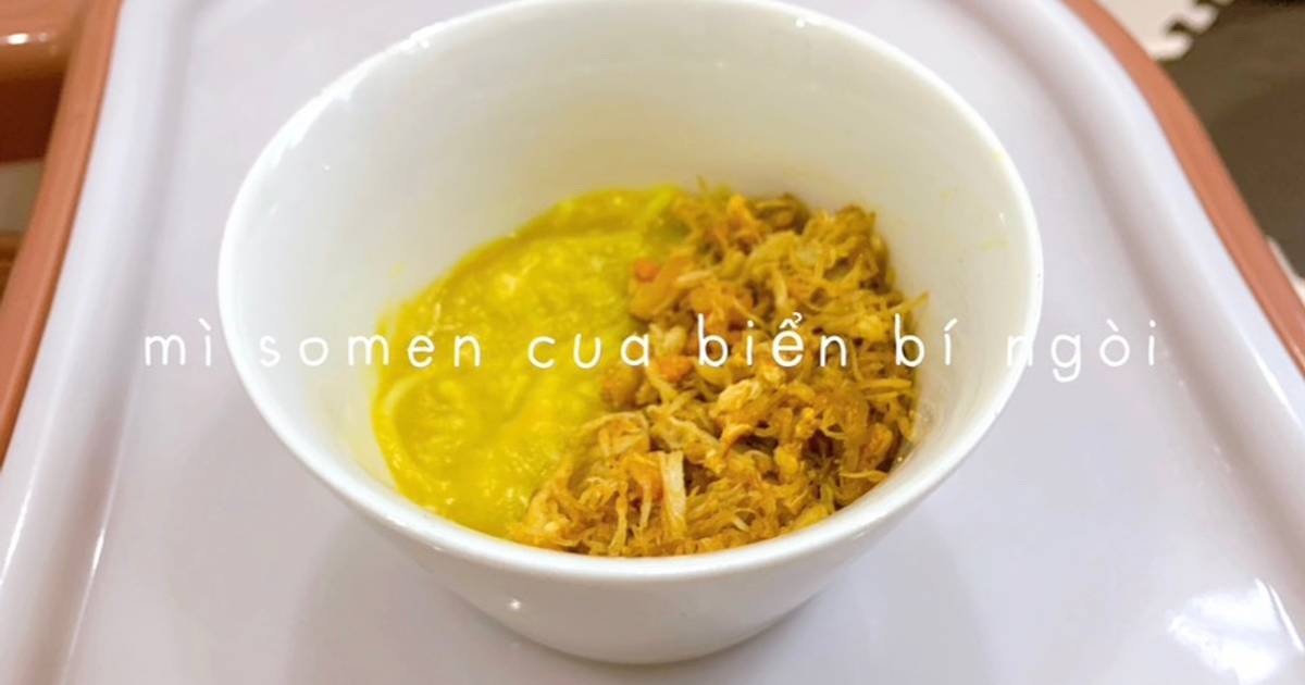 Mì somen cua biển 🦀 bí đỏ