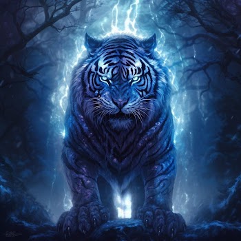 Glowing Tiger Picture