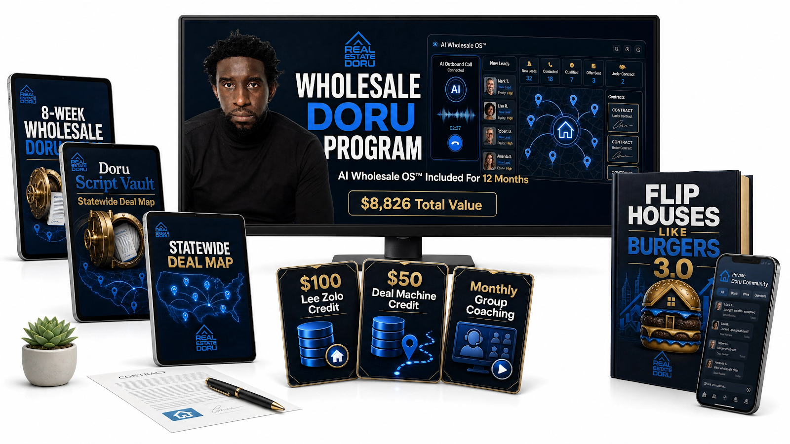 Wholesale Real Estate Mastery — Full Program Bundle