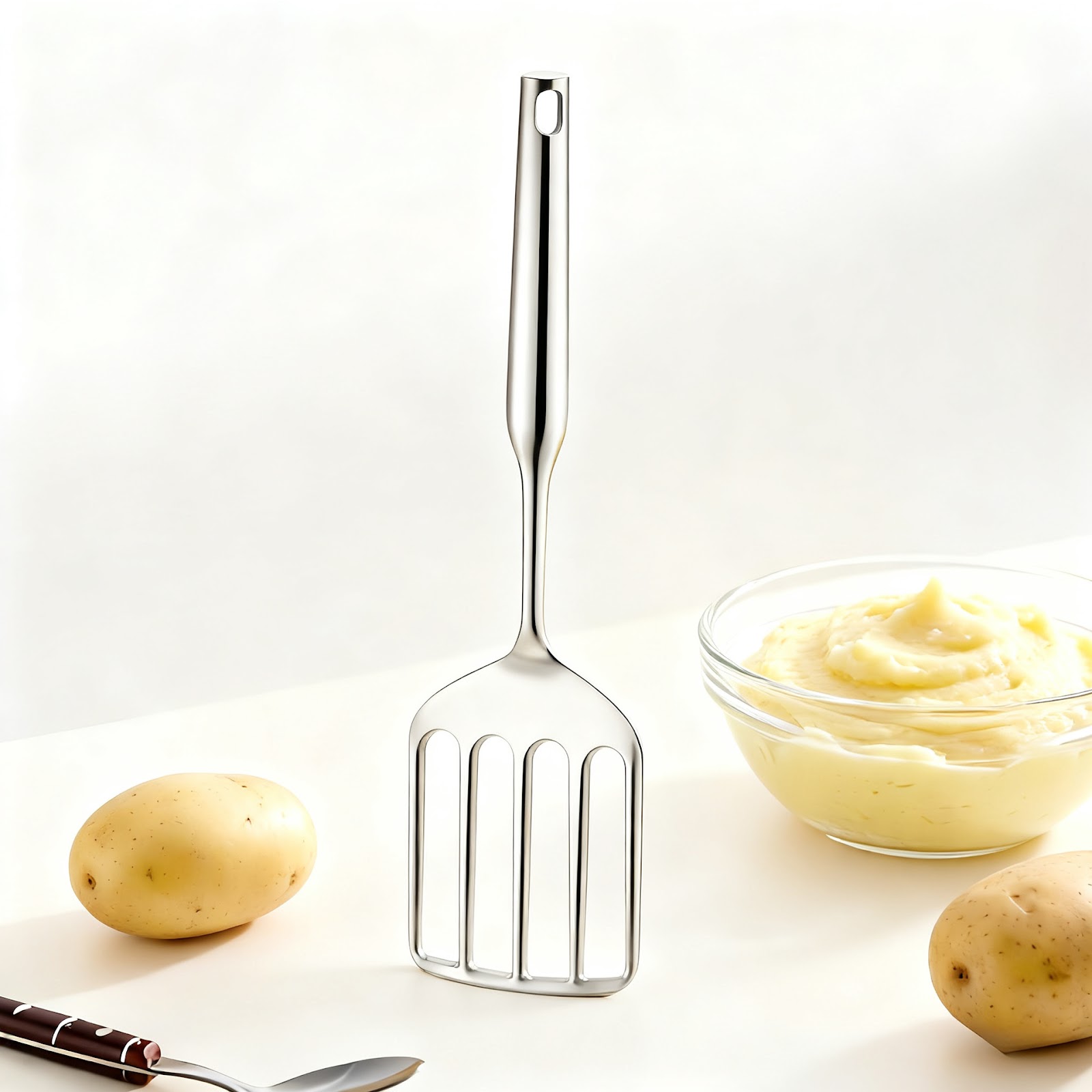 Kartoffelpresse aus Edelstahl