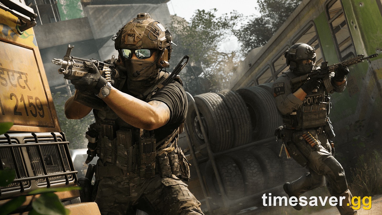 Modern Warfare 4 Beta multiplayer — operators pushing through an urban firefight; high-tempo close-quarters matches are the fastest way to bank Player and Weapon XP