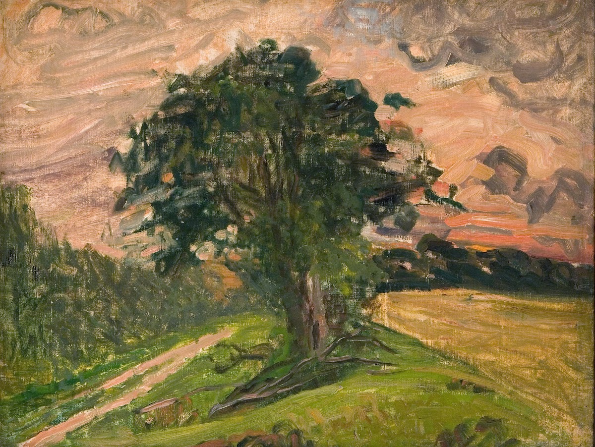 Aftenlandskab Tisvilde 1905
