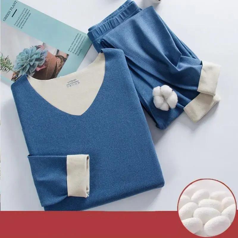 Elastic thermal underwear set with warmth function