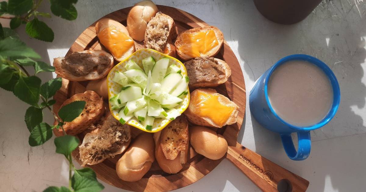 Bánh mỳ nướng 5 kiểu