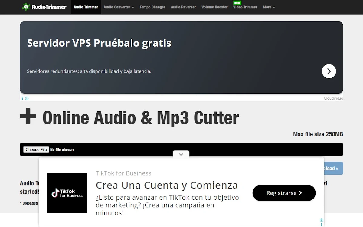 Captura de Clip audio